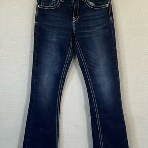 WIRED HEART GIRL'S western dark wash denim pants size 10